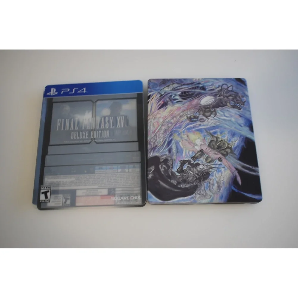 Final Fantasy XV Deluxe Edition PlayStation 4 PS4 Steelbook Complete in Box